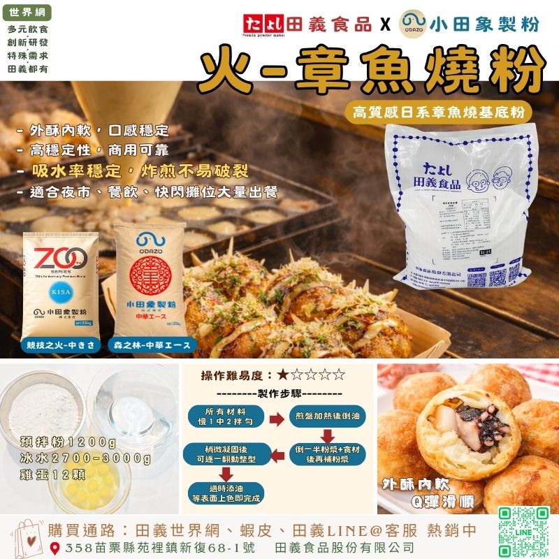 火-章魚燒粉